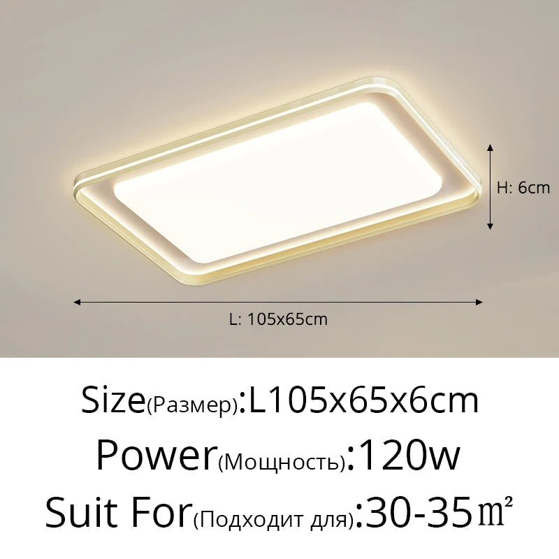 lampe de salon protection des yeux spectre complet plafonnier intelligent