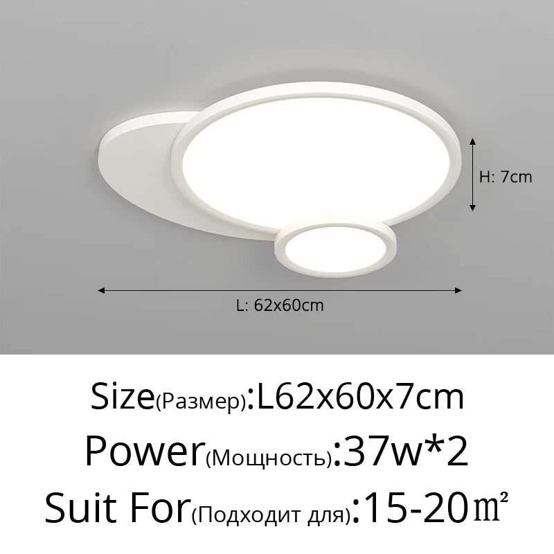 lampe de salon spectre complet led encastré design créatif