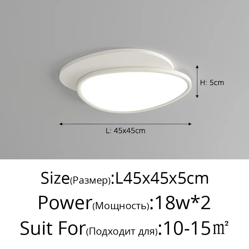 lampe de salon spectre complet led encastré design créatif