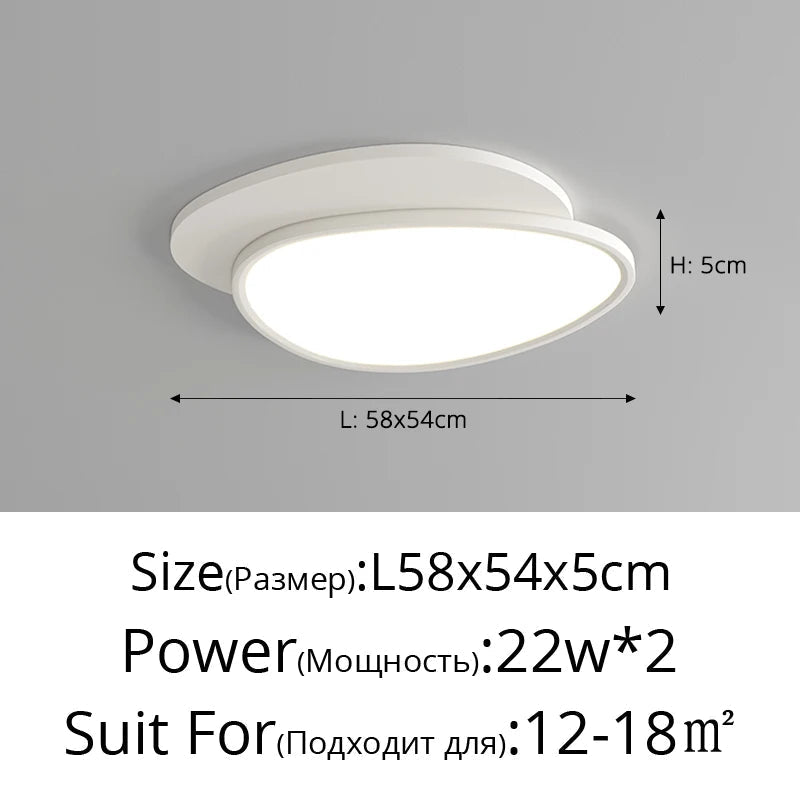 lampe de salon spectre complet led encastré design créatif