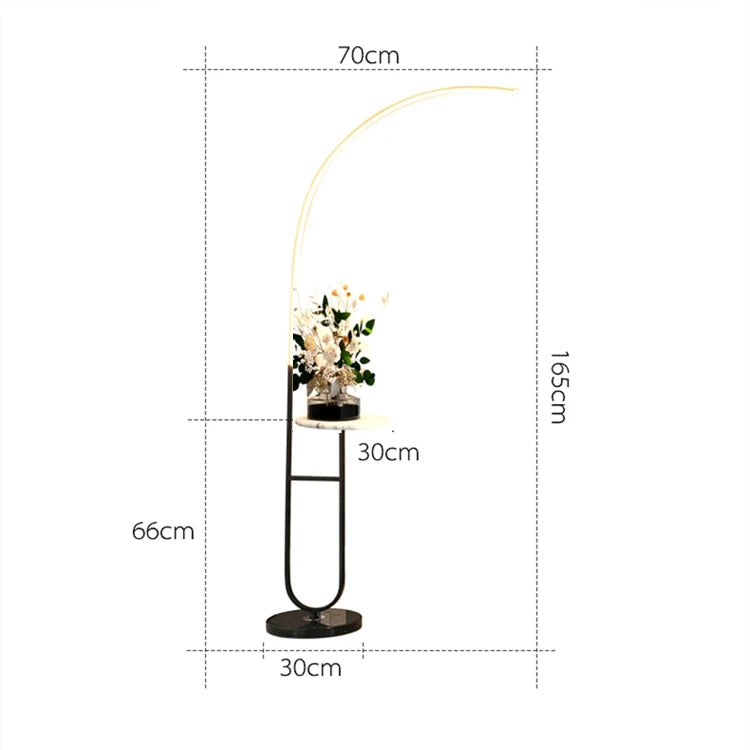 lampe de sol double plateau marbre éclairage décoratif protection des yeux