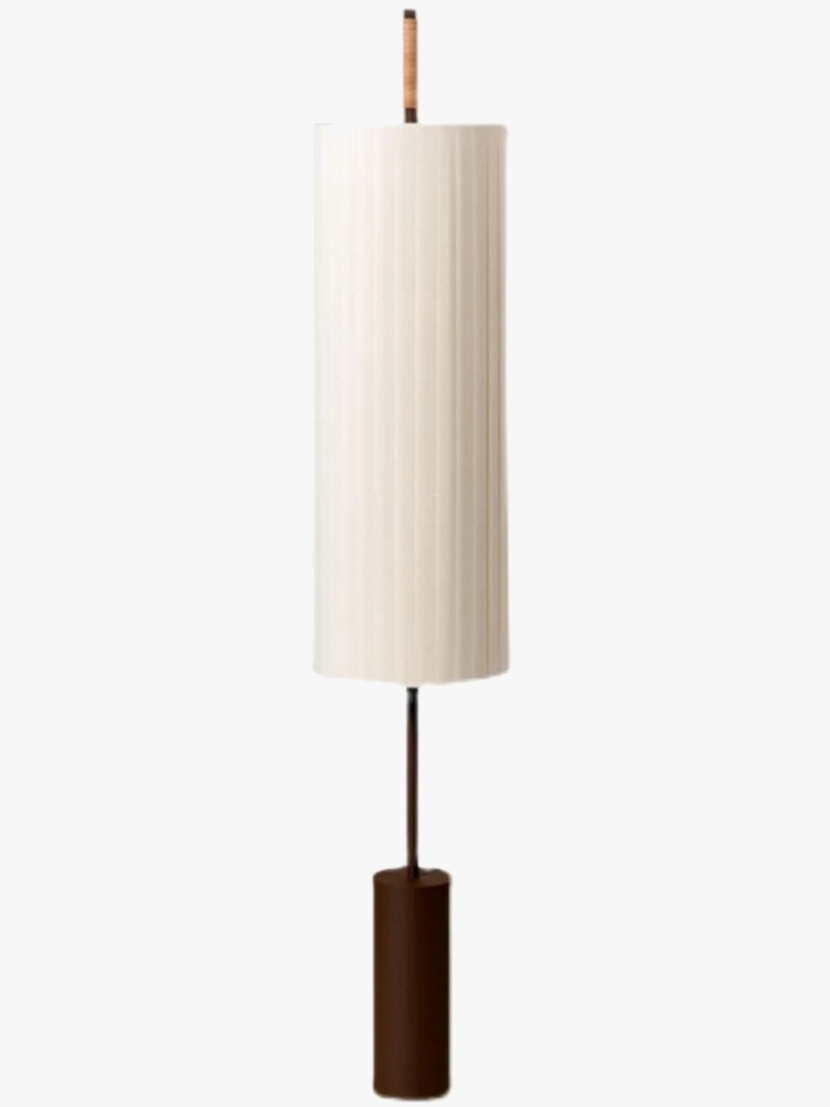 lampe de sol japonaise design créatif en tissu