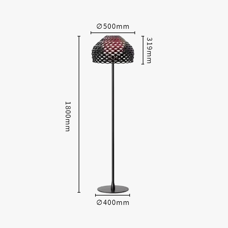 lampe de sol led minimaliste pour un éclairage chaleureux