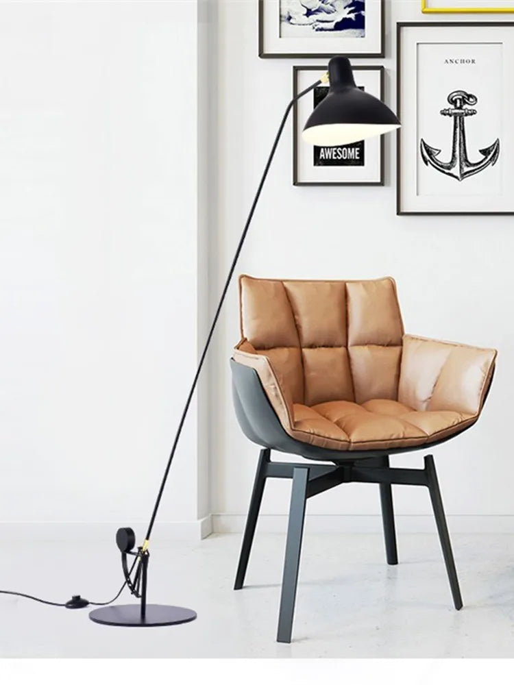 lampe de sol moderne à led au design créatif nordique