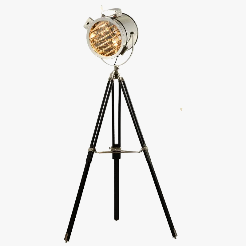 lampe de sol rétro industrielle style navale nordique