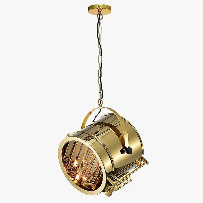 lampe de sol rétro industrielle style navale nordique