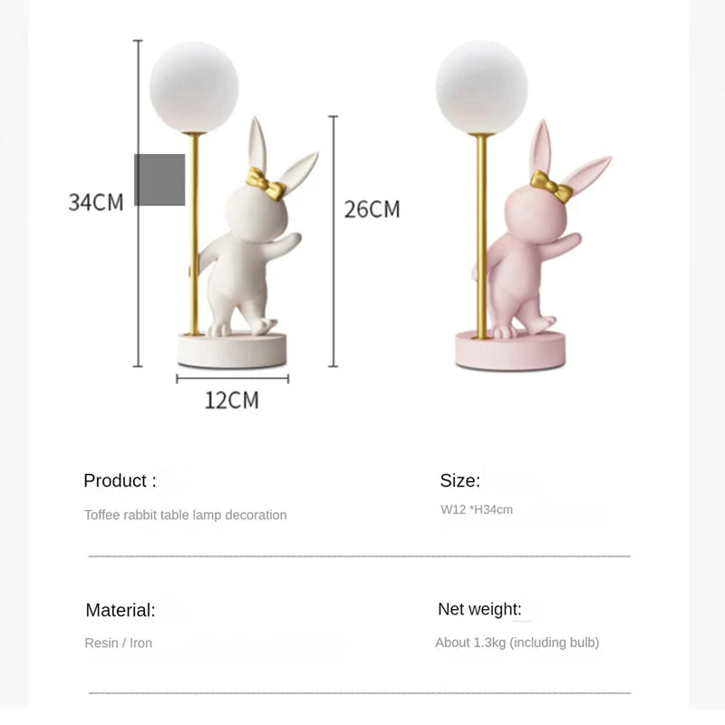 lampe de table design nordique pour une ambiance douce et mignonne