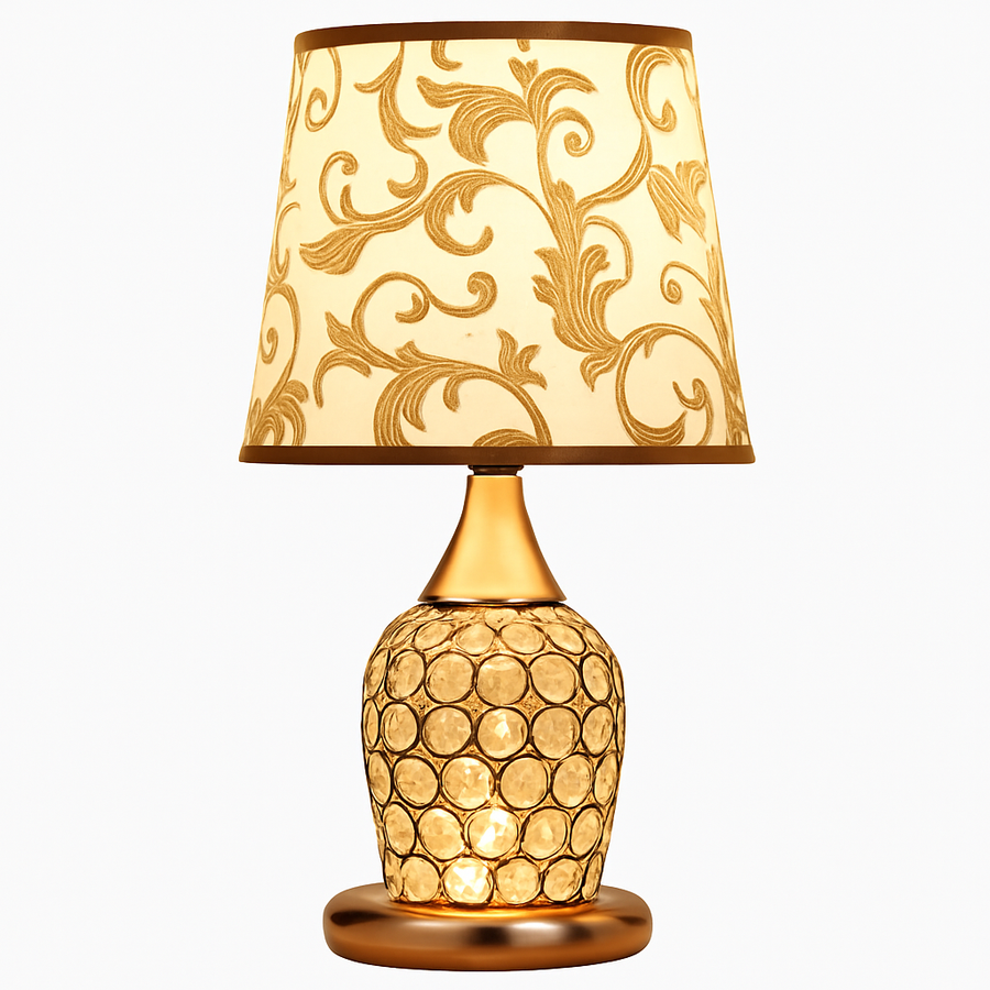 lampe de table en cristal style européen moderne et créatif