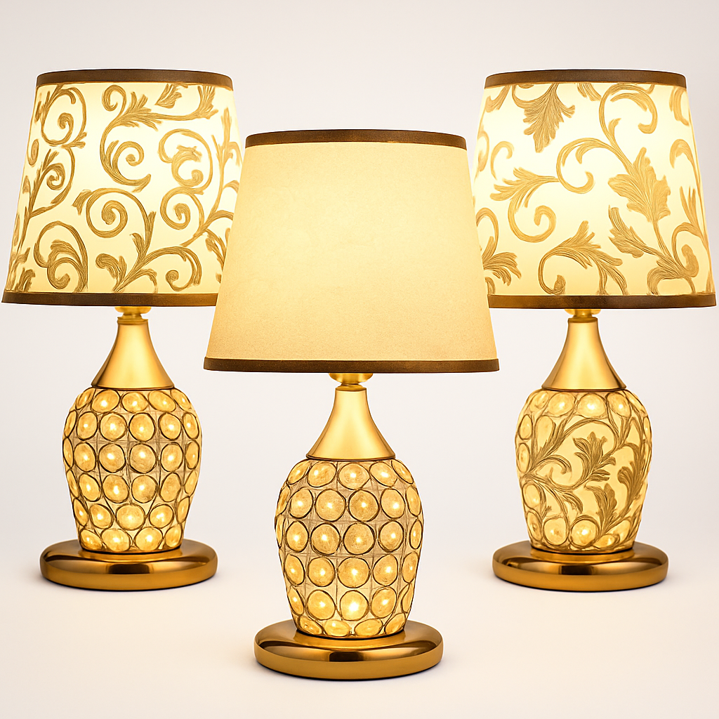 lampe de table en cristal style européen moderne et créatif