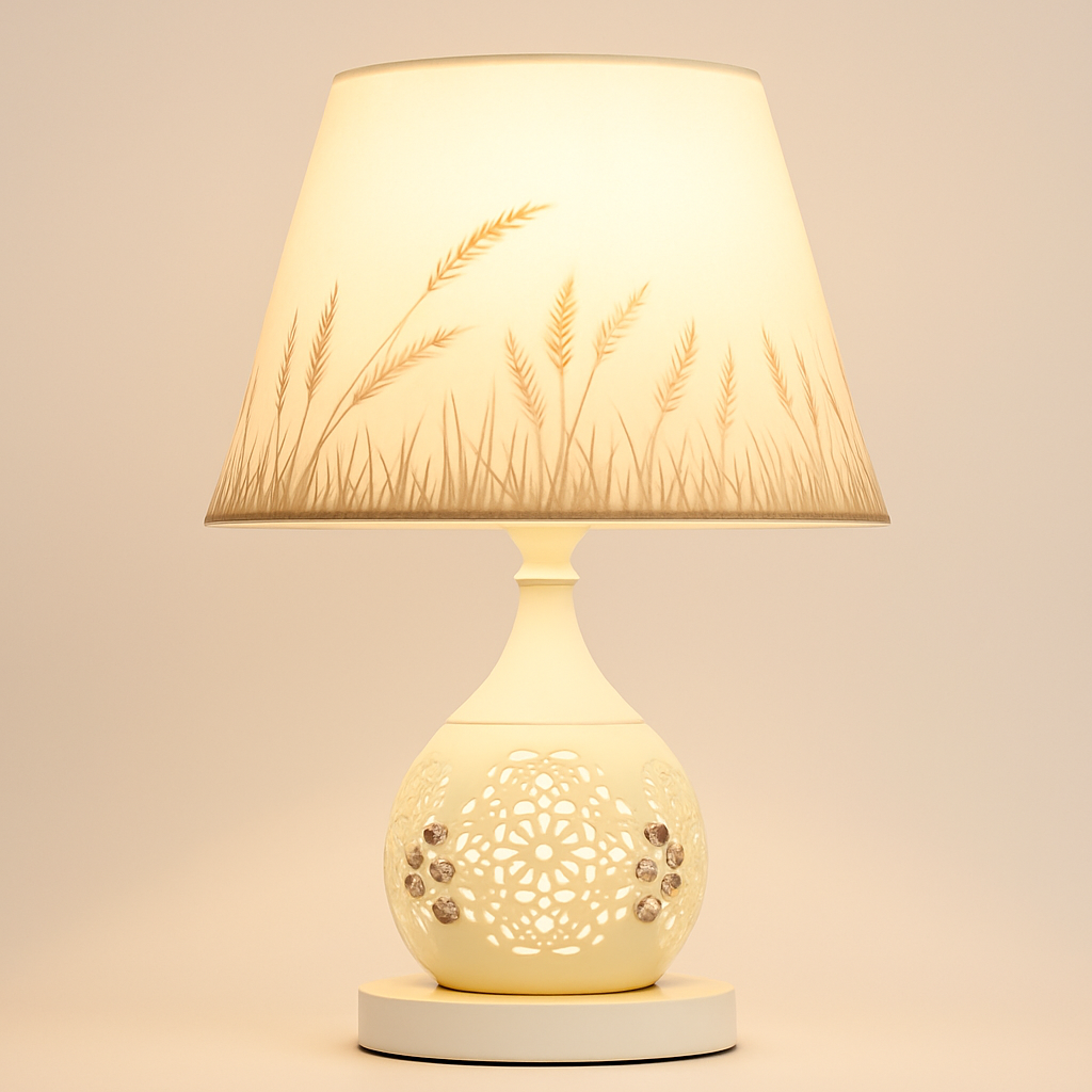 lampe de table en cristal style européen moderne et romantique