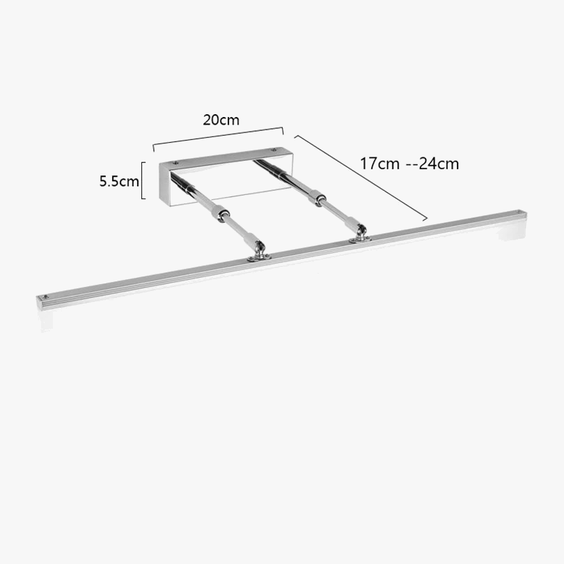lampe de table led rétractable pour maquillage et vanité
