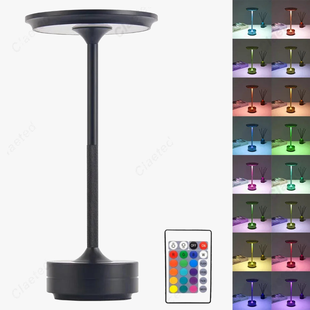 lampe de table led tactile rechargeable pour décoration et lecture