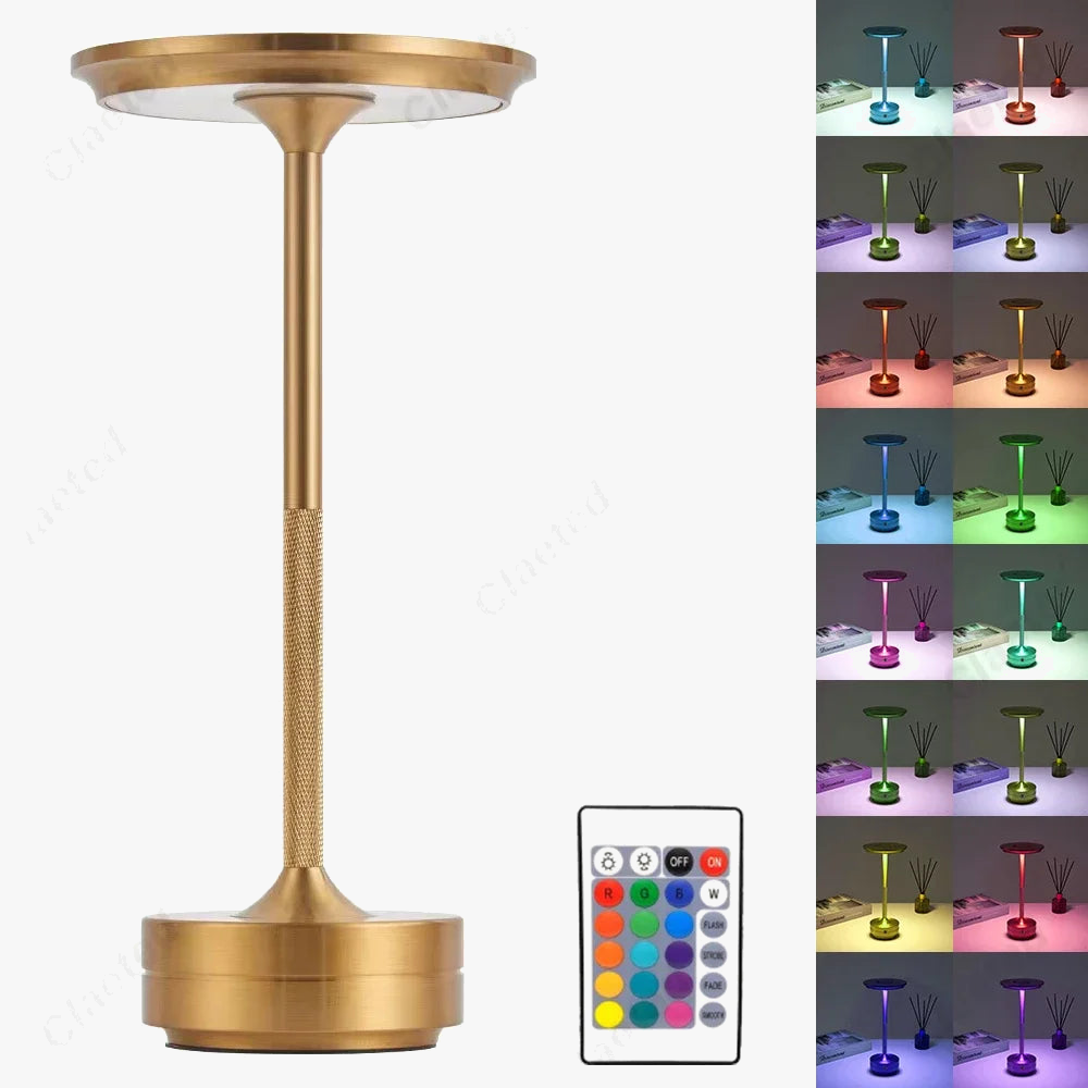 lampe de table led tactile rechargeable pour décoration et lecture