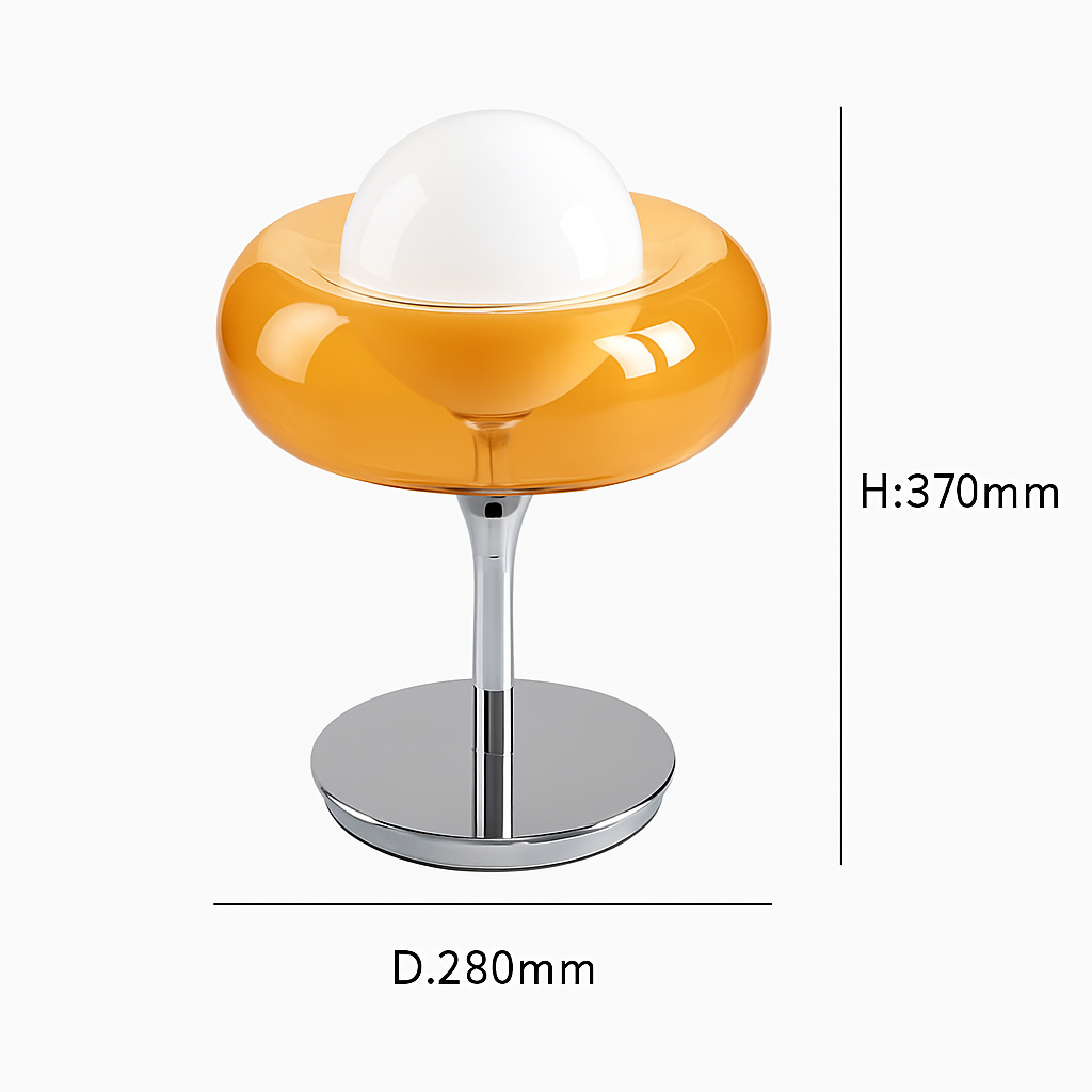 lampe de table moderne bauhaus tarte aux œufs