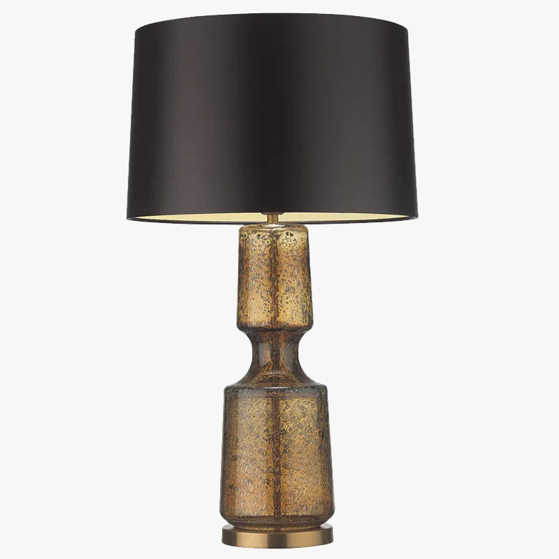 Lampe de table nordique américaine rétro LED chevet et chambre lampe de table en verre décorative utilisée dans la lampe déco de chambre d'hôtel Villa