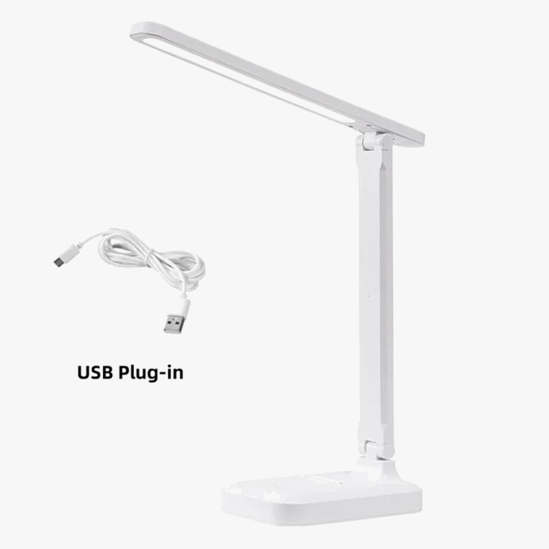Lampe de Table pliable Led lampe de bureau 3 types réglable en continu tactile chevet lecture Protection des yeux veilleuse USB rechargeable