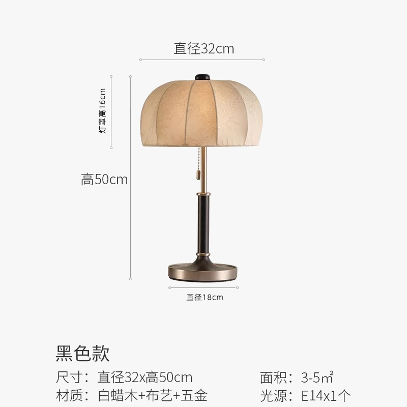 lampe de table rétro américaine minimaliste design avancé