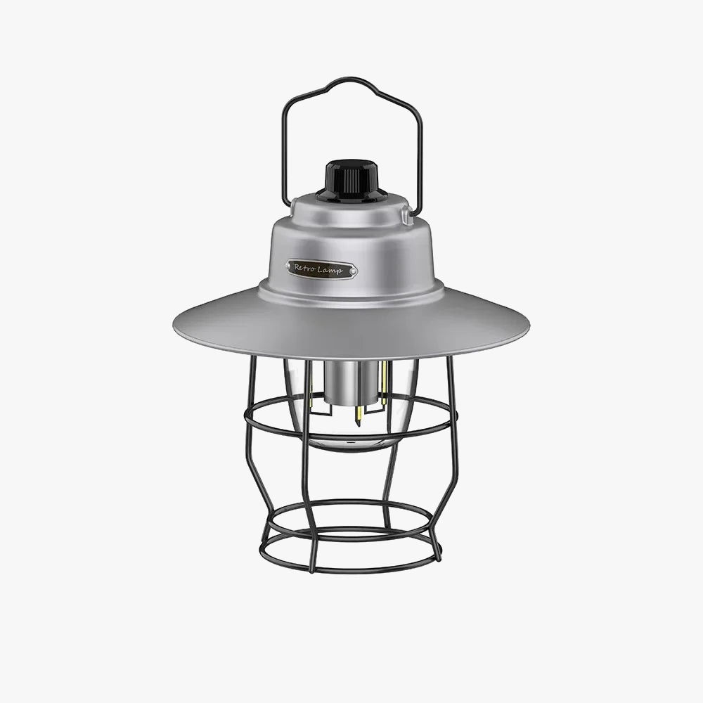 lampe de tente rétro portable pour camping et randonnée