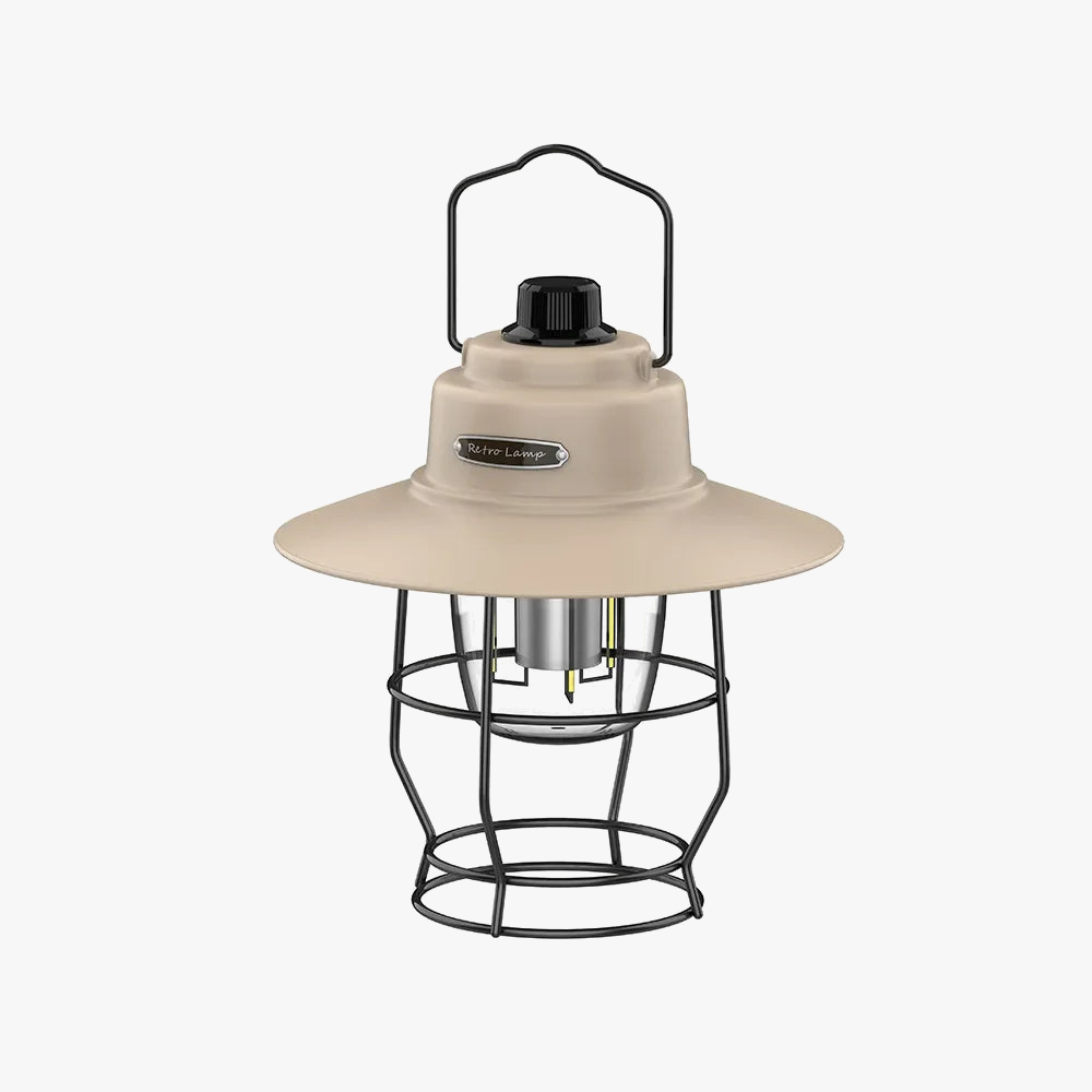 lampe de tente rétro portable pour camping et randonnée