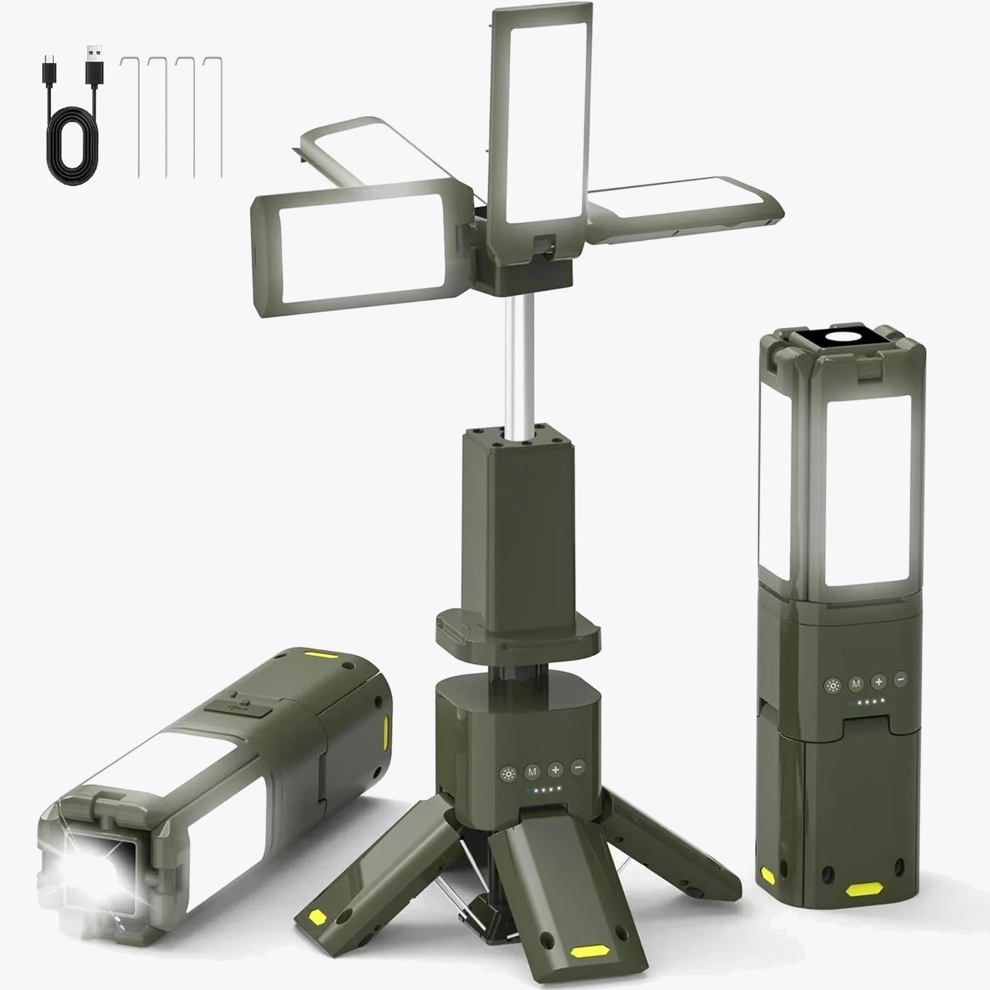 lampe de tente super lumineuse rechargeable pour camping et randonnée