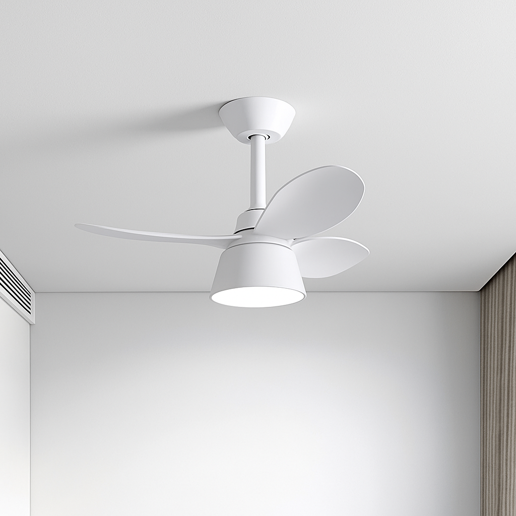 lampe de ventilateur nordique silencieuse et moderne pour restaurant