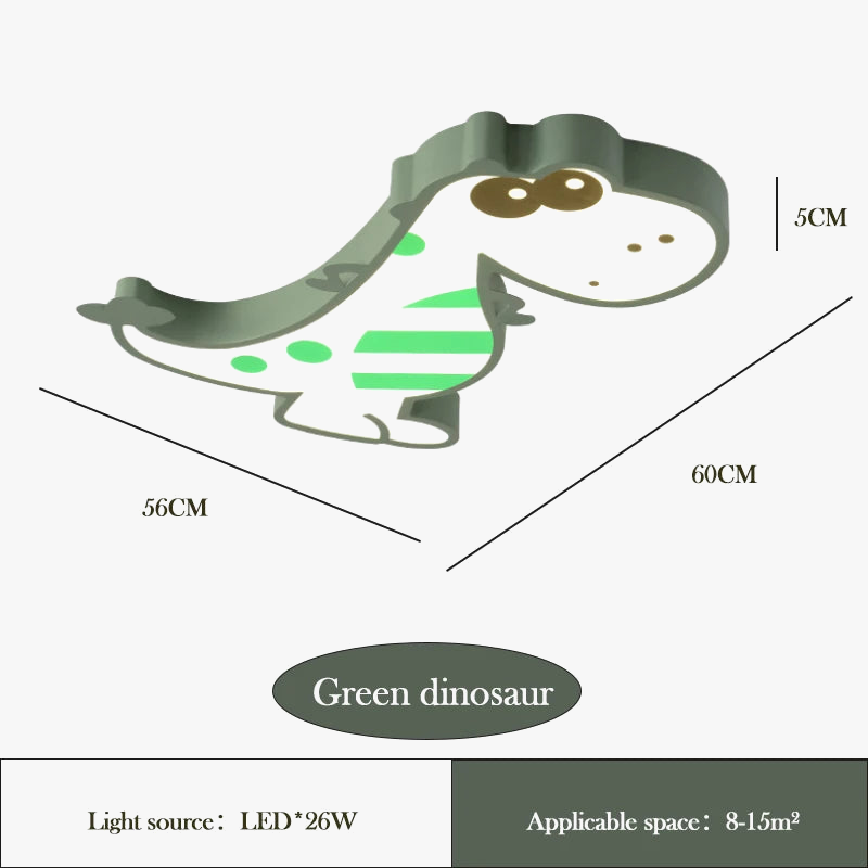 lampe dinosaure mignonne pour chambre d'enfants moderne et créative