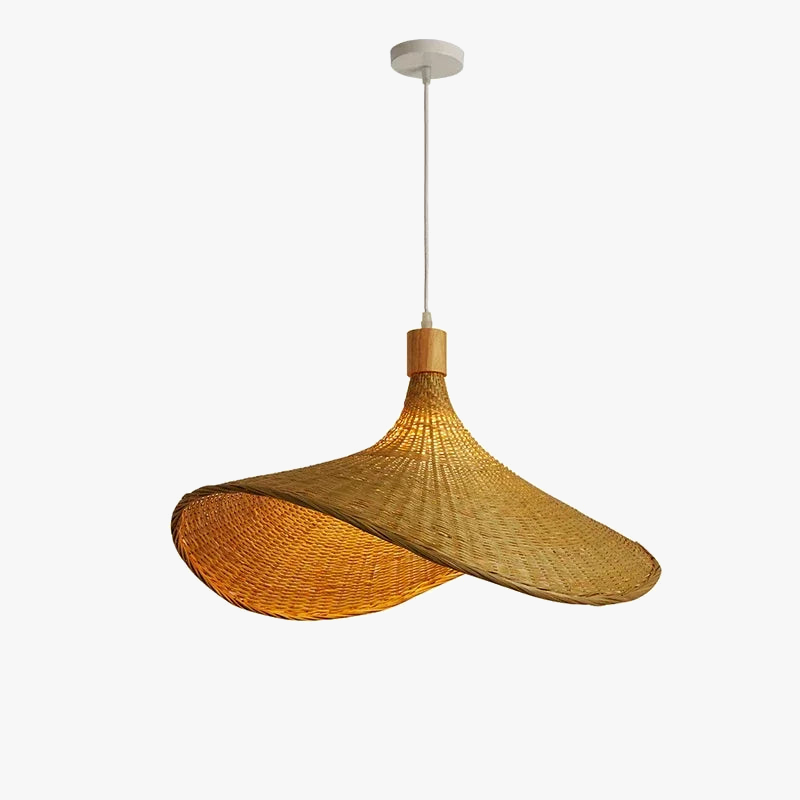 lampe en bambou style zen asiatique créatif pour décoration