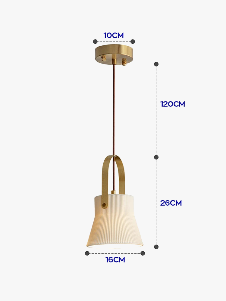 lampe en céramique style japonais pour restaurant et bar