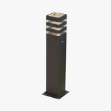 lampe extérieure carrée en aluminium led moderne pour jardin et parc