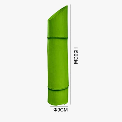 Lampe extérieure en bambou vert/jaune