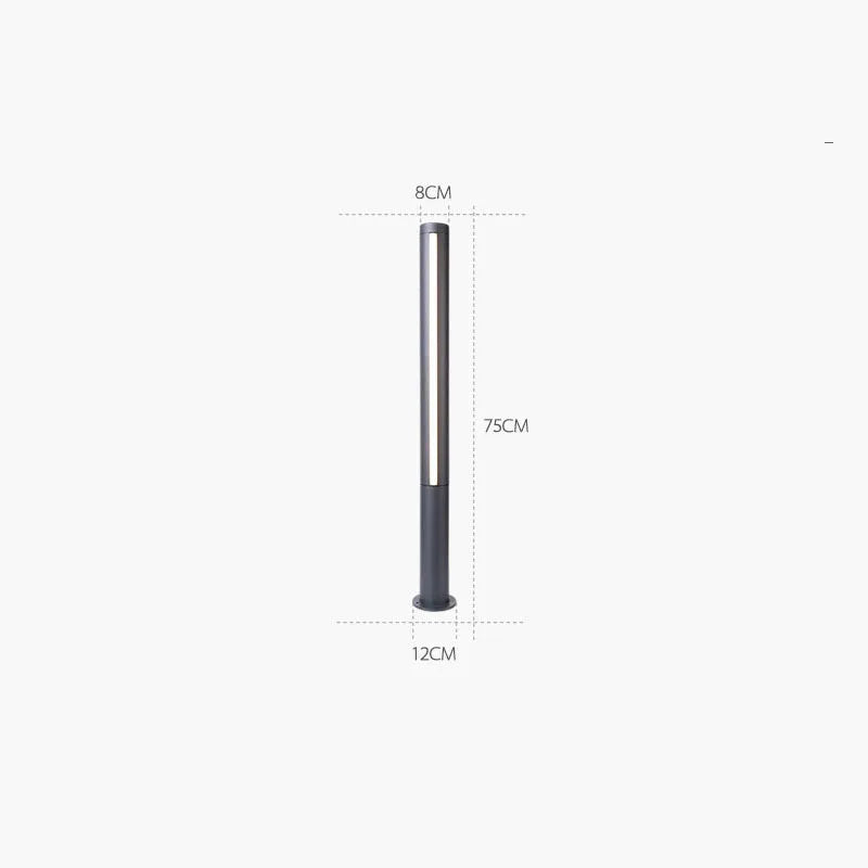 lampe extérieure led décorative étanche pour jardin et allée