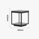 lampe extérieure led moderne et imperméable pour décoration jardin