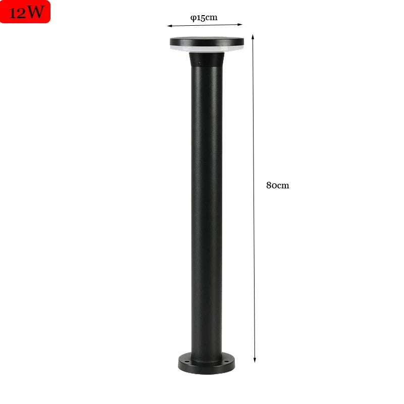 lampe extérieure moderne étanche pour jardin et parc