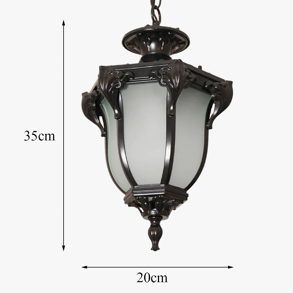 lampe extérieure suspendue pour jardin et balcon étanche