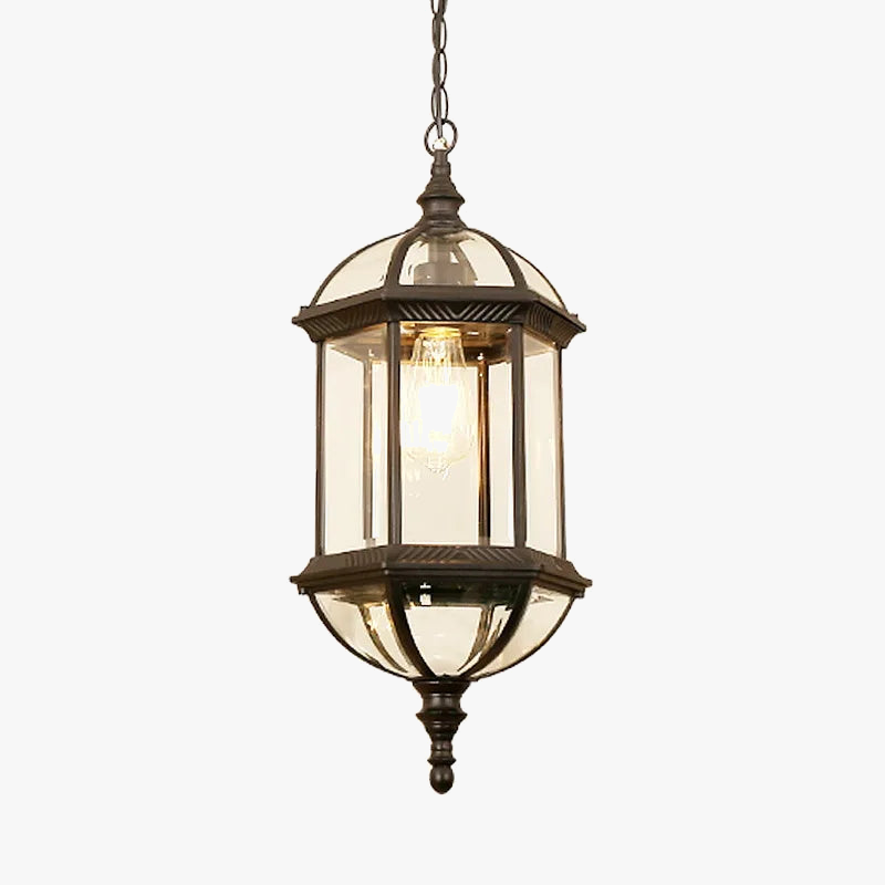 Lampe extérieure Suspension de jardin porte couloir balcon lampe suspendue lanterne étanche couloir allée cour plafonniers