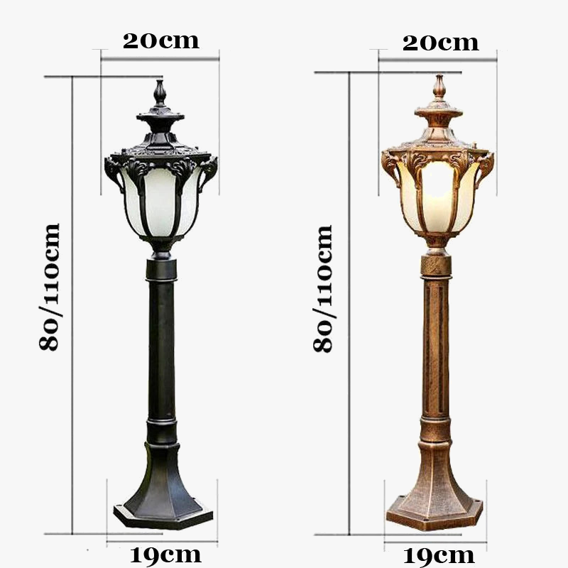 lampe extérieure étanche pour éclairage de jardin et allée