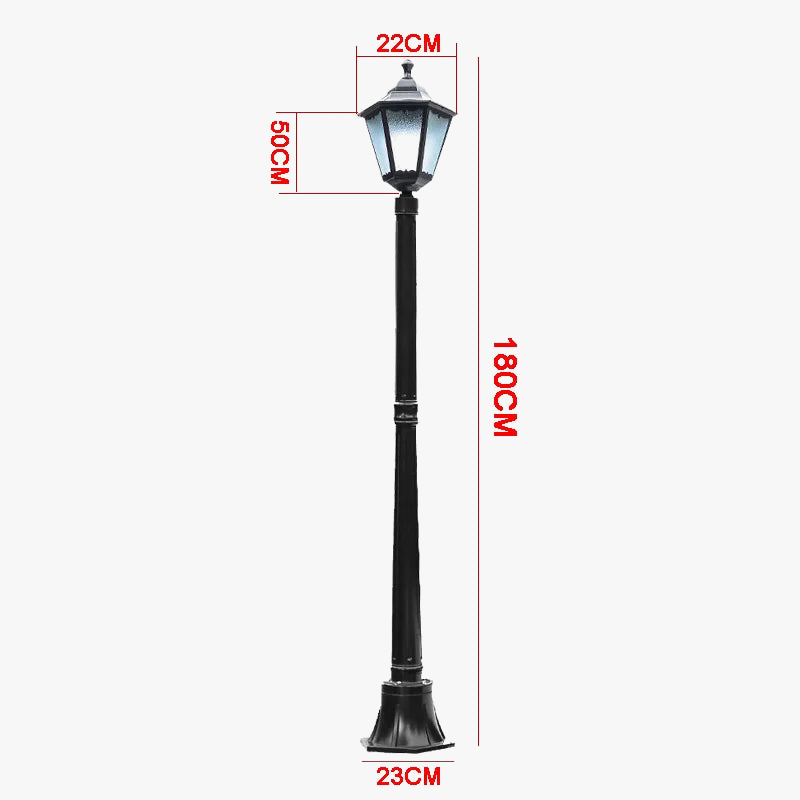 lampe extérieure étanche super lumineuse pour jardin et cour