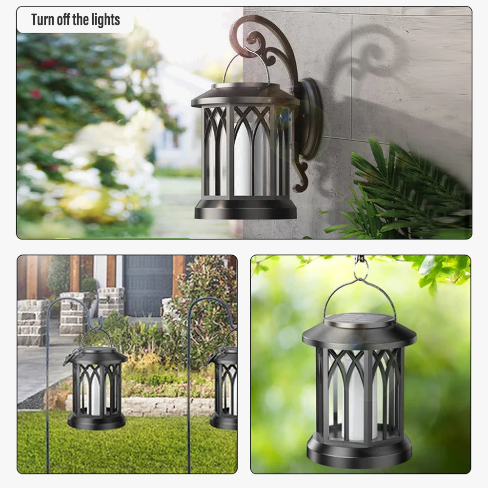 lampe à flamme solaire pour jardin décoration extérieure étanche