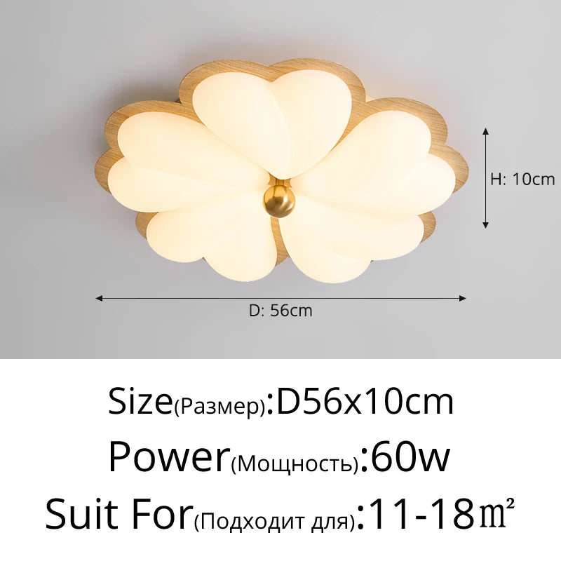 lampe à fleurs pour chambre d'enfant style princesse et étude