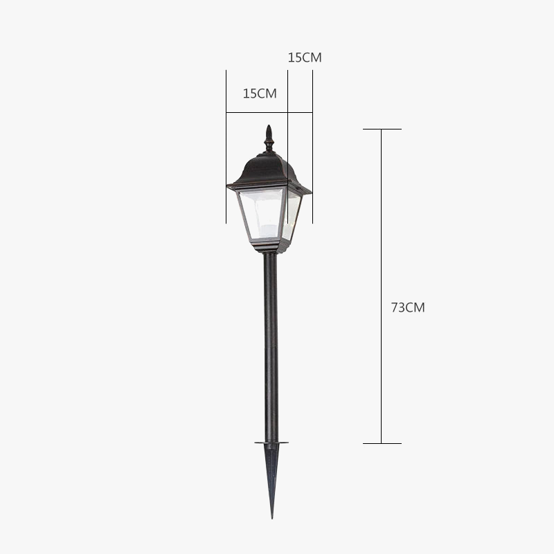 Lampe à gazon extérieure en aluminium porche jardin étanche réglable parc décoration cour pelouse paysage IP54 lumières pelouse lumière
