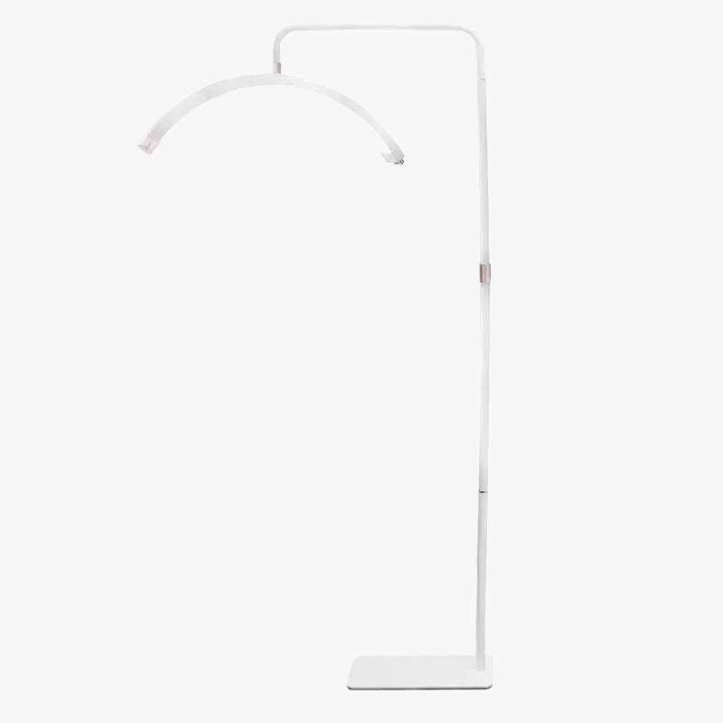 lampe led demi-lune pour soins des yeux et beauté rotative en forme de u