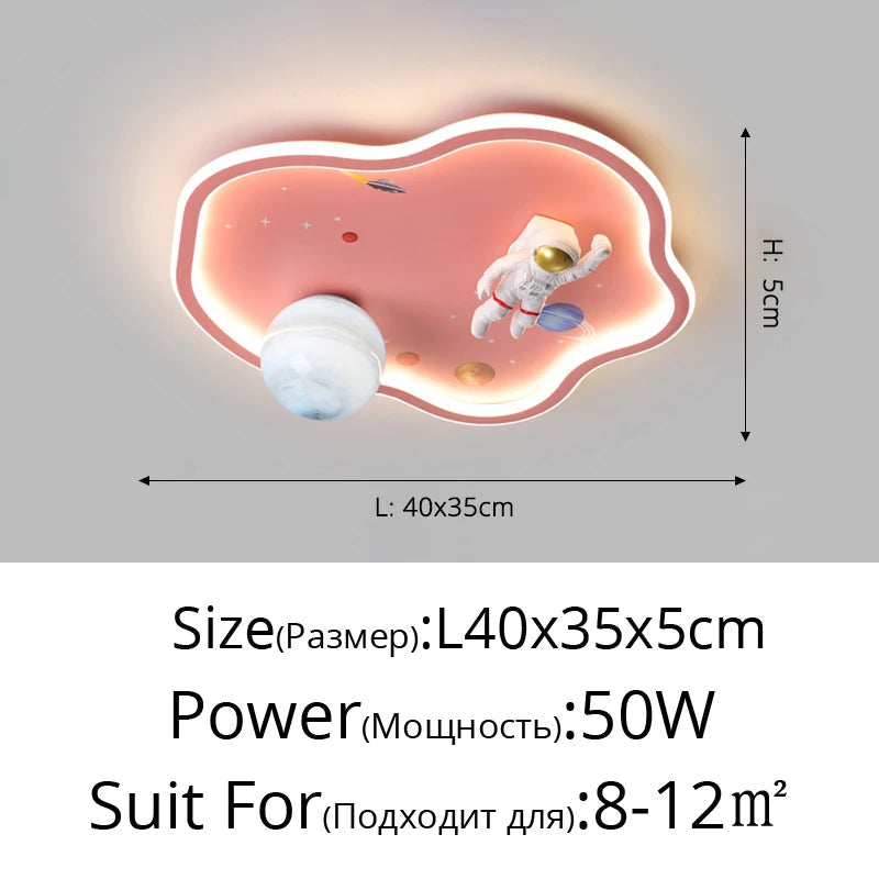 lampe led dessin animé astronaute pour enfants protection yeux