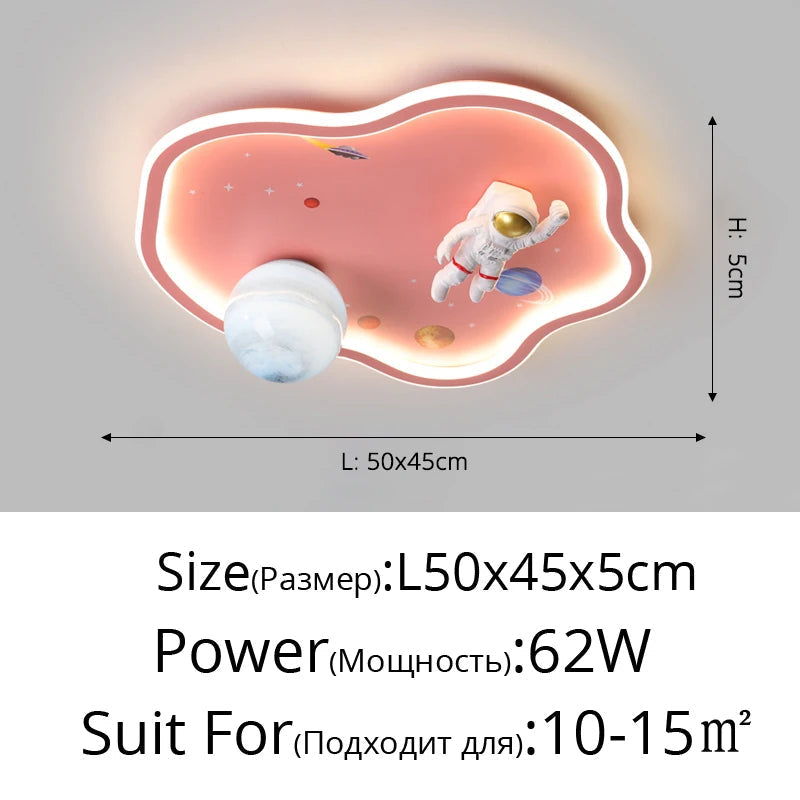 lampe led dessin animé astronaute pour enfants protection yeux