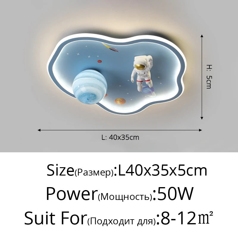 lampe led dessin animé astronaute pour enfants protection yeux