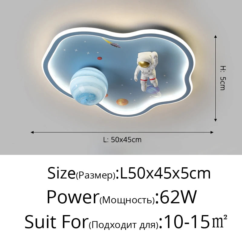 lampe led dessin animé astronaute pour enfants protection yeux