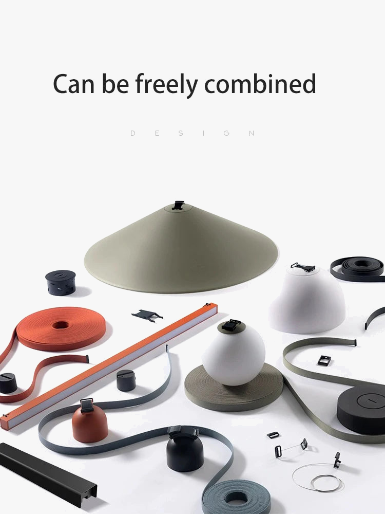 lampe led en tissu tricoté bande lumineuse pour loft