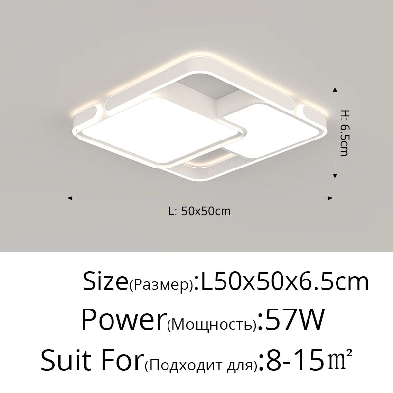 lampe led encastrée ronde simple pour maison moderne nordique