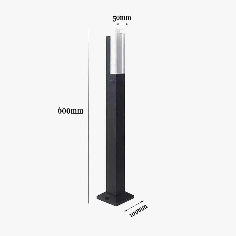 lampe led imperméable pour éclairage extérieur moderne et élégant
