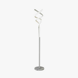 Lampadaire led moderne luxe spirale double télécommande gradation