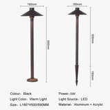 lampe LED moderne pour éclairage extérieur étanche et paysager